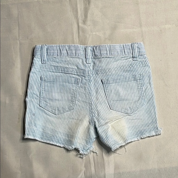 CAT & JACK Light Blue Striped Denim Shorts - Picture 11 of 11